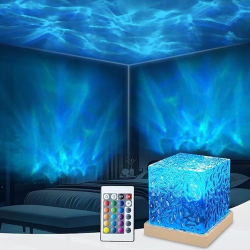 Lámpara Proyector de Ondas - 16 Colores con Mando